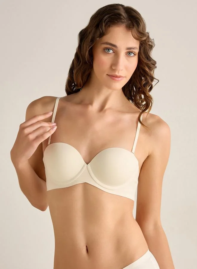 Splash FAV Padded Balconette Bra Low Coverage